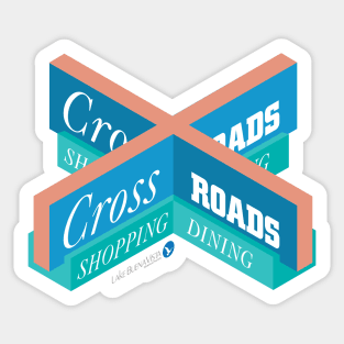 Cross Roads Sticker